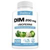 DIM 200mg Capsules with BioPerine Estrogen Metabolism and Balance Support for Men and Women