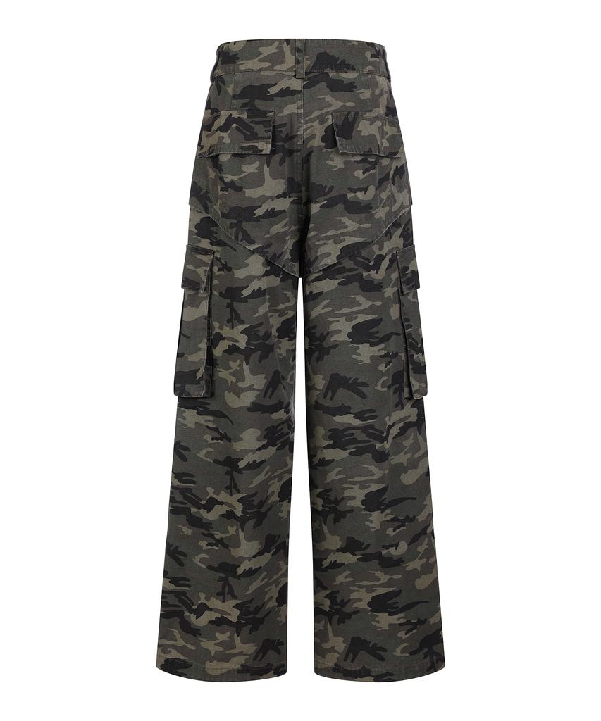 LALAFOX Camo Pocket Pants Khaki Bq2Wp003