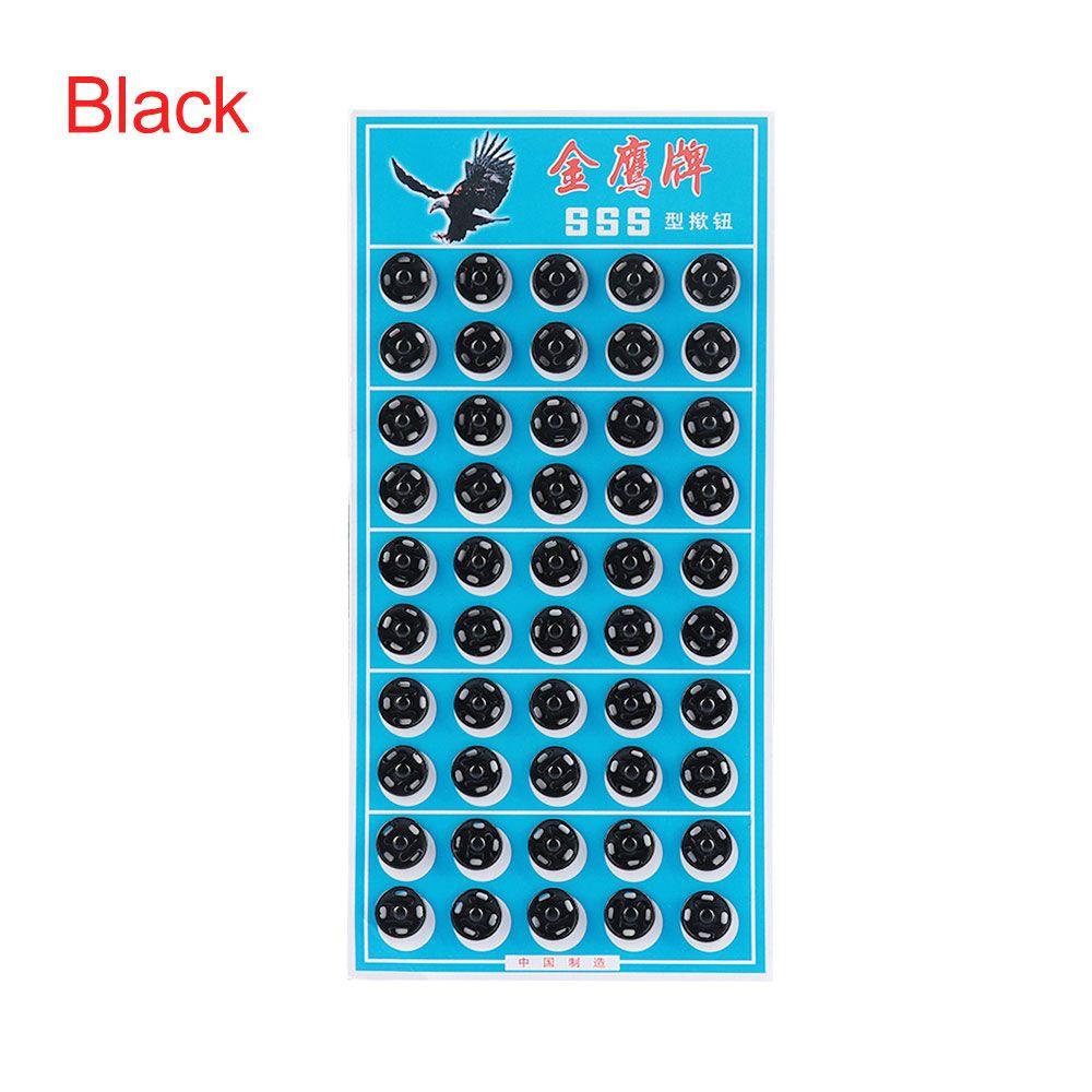 50 Pairs/set Diy Scrapbooking Stainless Steel Press Button Snap Buttons Metal Fasteners