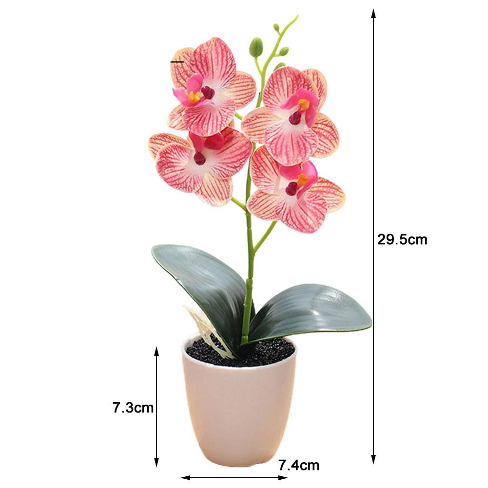 ABS Material Artificial Orchid Orange-red Pink Plus White White Plus Rose