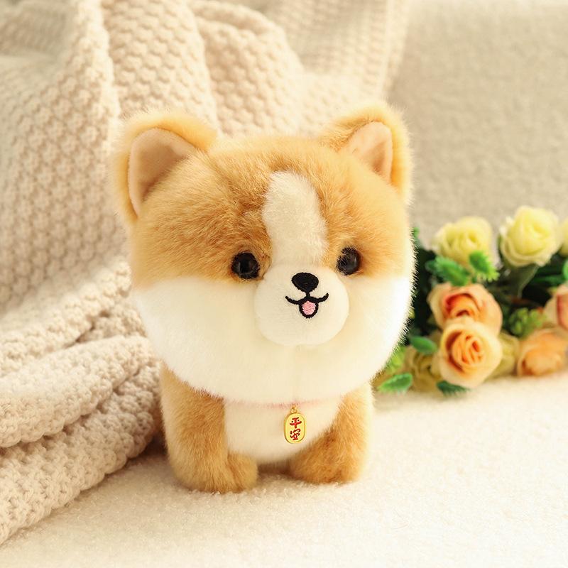 Niedliche Husky und Corgi Plüschtiere, weiches Kuscheltier, Geburtstagsgeschenk für Kinder