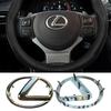 ABS Car Steering Wheel Cover Emblem Badge for CT200 ES250 ES330 RX350 NX300 RX270 IS250 IS350 GX460 GS350 Inner Decoration CJ0