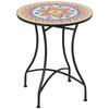 Durchmesser 60cm Mosaik Outdoor Terrassentisch - Rot