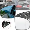 Do Bmw X5 X6 E70 E71 E72 2007-2014 Para Lusterko boczne skrzydłowe kierowcy pasażera Szkło podgrzewane 51167174981 51167174982 Zewnętrzne