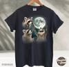 Three Raccoons Vintage Tshirt, Raccoon Graphic Tee, Vintage Raccoon Moon T Shirt, Raccoon Lovers, Funny Raccoon Tee, Oversized Washed Tee