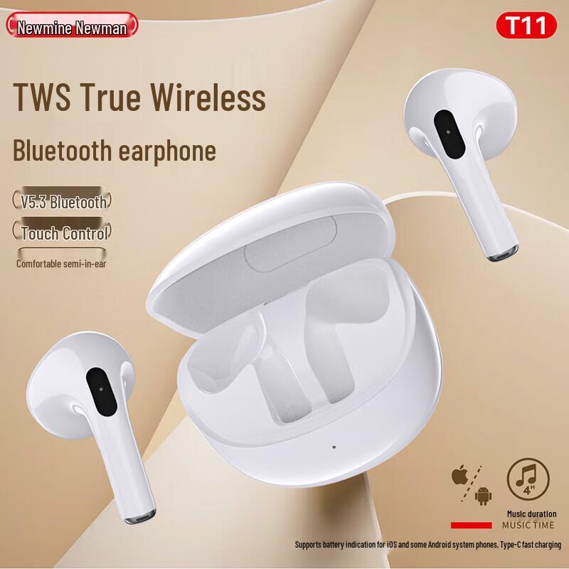 Newmine T11 Wireless Sports Bluetooth Earphones with Ear Hooks