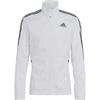 Marathon Jacket With Stand Collar And Logo Stripes Men Jackets White GK6111
