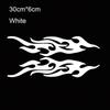 2pcs Popular Vinyl Reflective Car Decoration Flame Fire Vehicle Decal Car Sticker