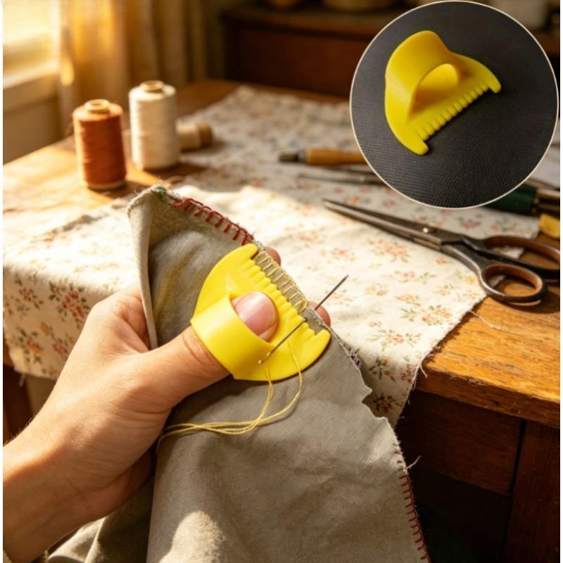 1/2pcs-Simple Stitching Tool – Plastic Edge Lock, 4mm & 3mm Spacing – Ergonomic for Beginners & Seniors – DIY Sewing Accessory