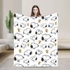 Snoopy & Woodstock Pattern Blankets Fleece Funny Soft Throw Blankets for Bedspread Winter