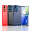 För skydd Motorola Moto G24 Fodral För Moto G24 G04 G04S Stötfångare Anti-knack Mjuk Silikon Kolfiber Bakfodral För Moto G24 Fodral