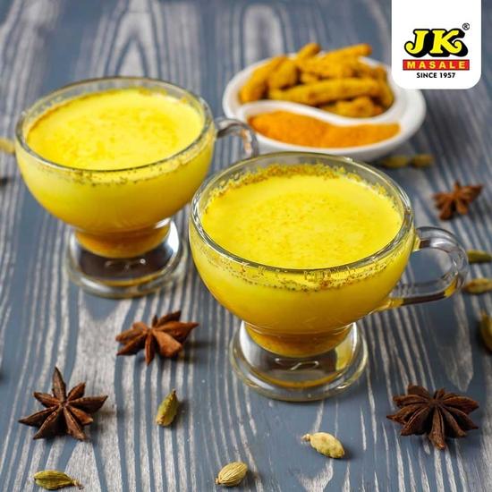 JK Haldi (Kurkuma) Pulver, 250 Gramm | Natürliches goldenes Kurkuma | 100 % vegan | OHNE Zusatz von Aromen und Farbstoffen | Perfekt für die indische Küche (Packung mit 1)