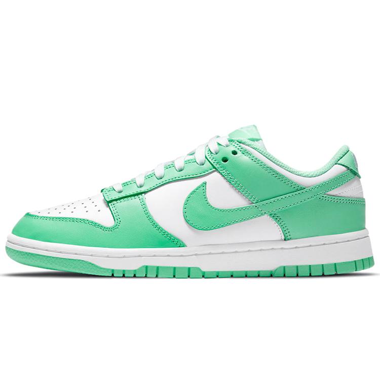 Nike Womens Dunk Low 'Green Glow' (women's sizes) White / Green Glow / White Skate Shoes DD1503 105