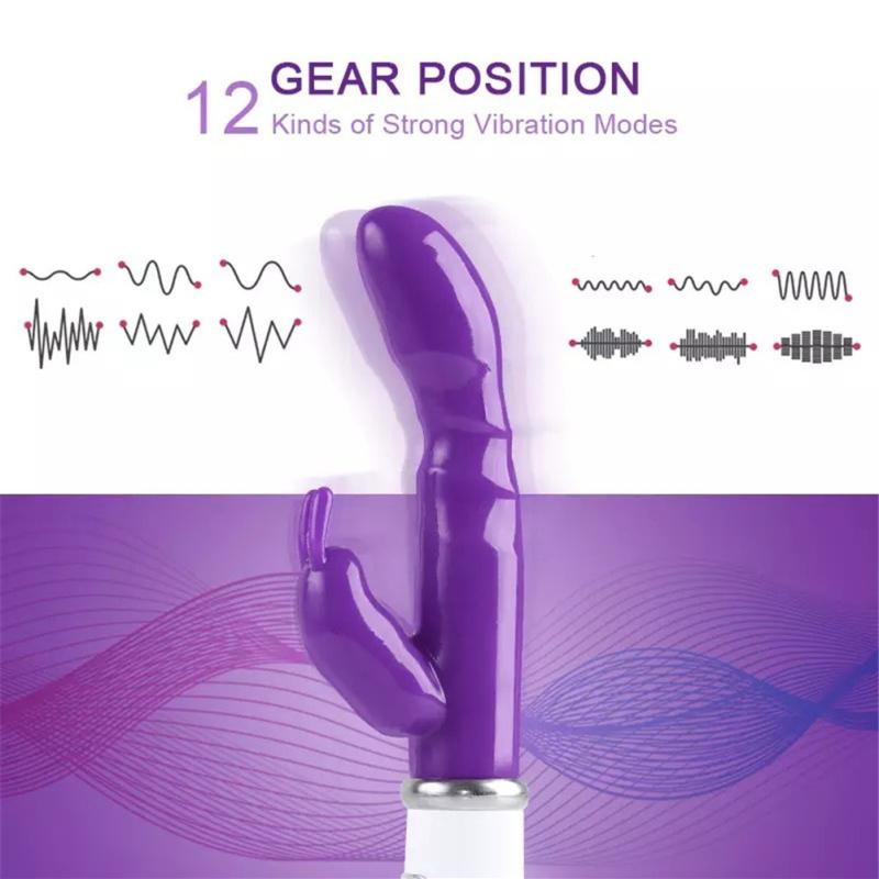 G Spot Rabbit Vibrator Adult Sex Toys For Clitoris Stimulation Waterproof Personal Dildo Vibrator