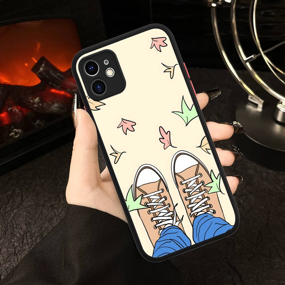 New Heartstopper Anime For IPhone 16 13 15 11 12 14 Pro Max 15 16 Plus X XS MAX Matte Phone Cover