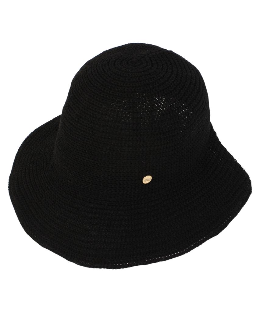 Yunibeosyeolkemiseuteuli Summer Black Logo Round Bonnet Hat