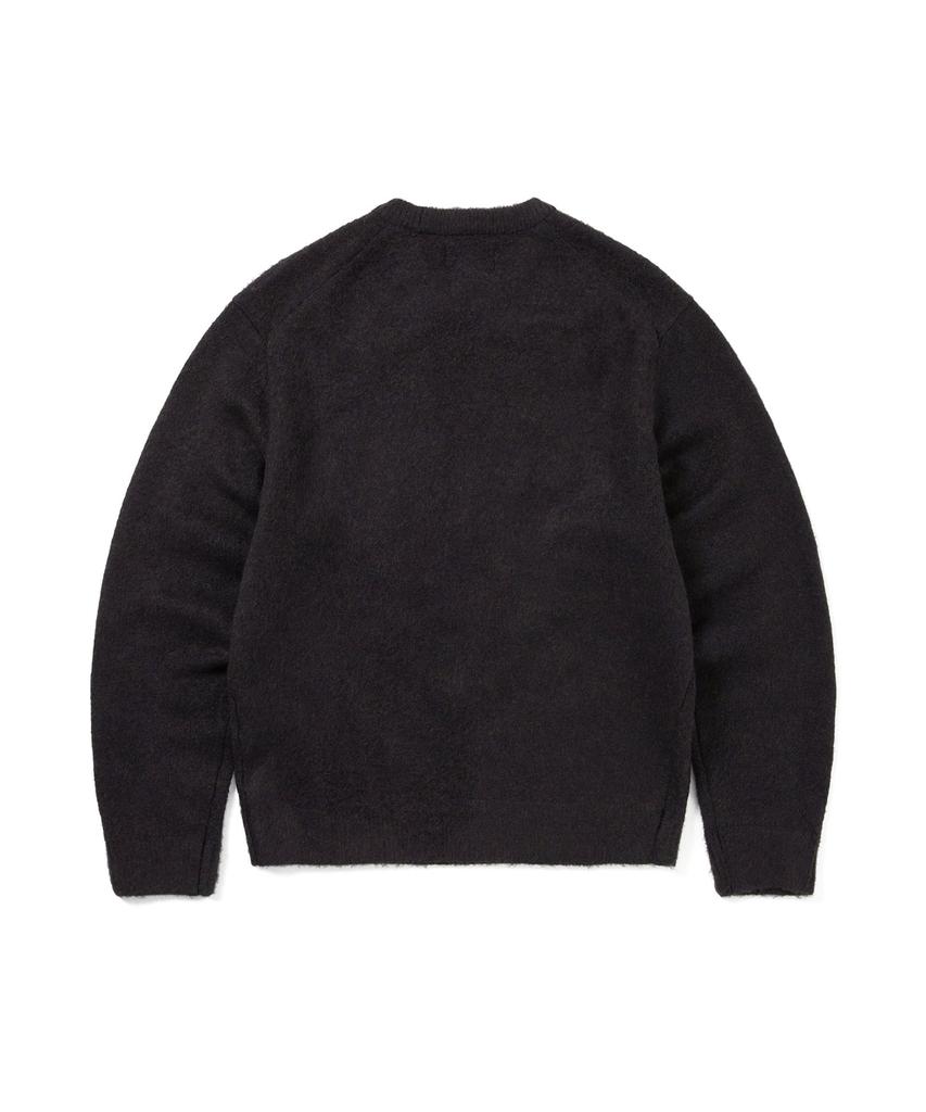 THISISNEVERTHAT Heart Logo Knit Sweater Dark Navy