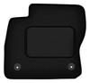 Zwarte bestuurdersmat voor: Ford Focus MK3 VS sedan, stationwagon (2010-2019)