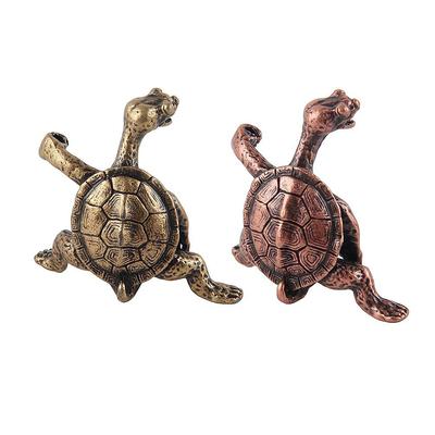 Kung Fu Turtle Shaped Incense Holder, Funny Incense Burner, Incense Burner Ash Catcher for Home Decor,Yoga,SPA,Meditation