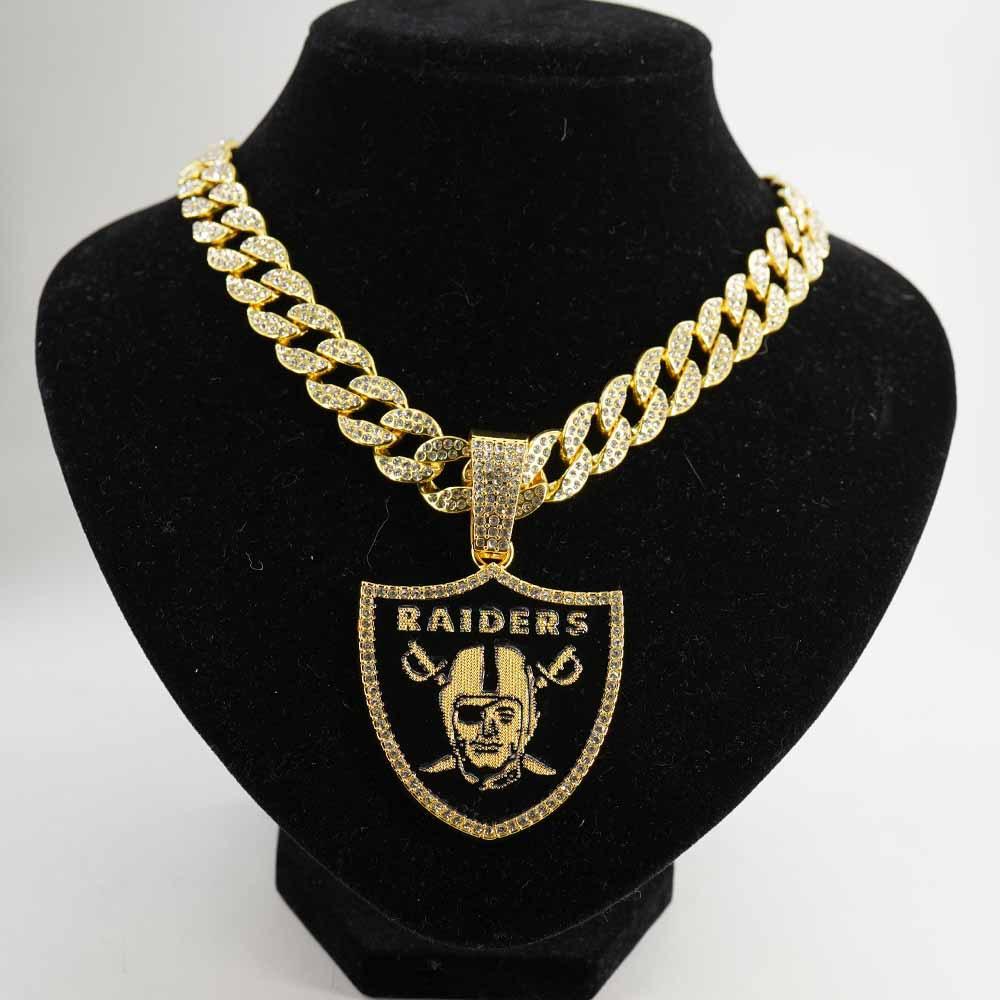 Assault Rugby Champion Necklace Pendant, European and American Hip-hop Street Dance Popular Accessory, Alloy Necklace