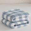 Blanket-Classic Heavyweight Soft Printed Plush Throw Blanket, Cozy and Fuzzy, Watercolor Plaid Blush