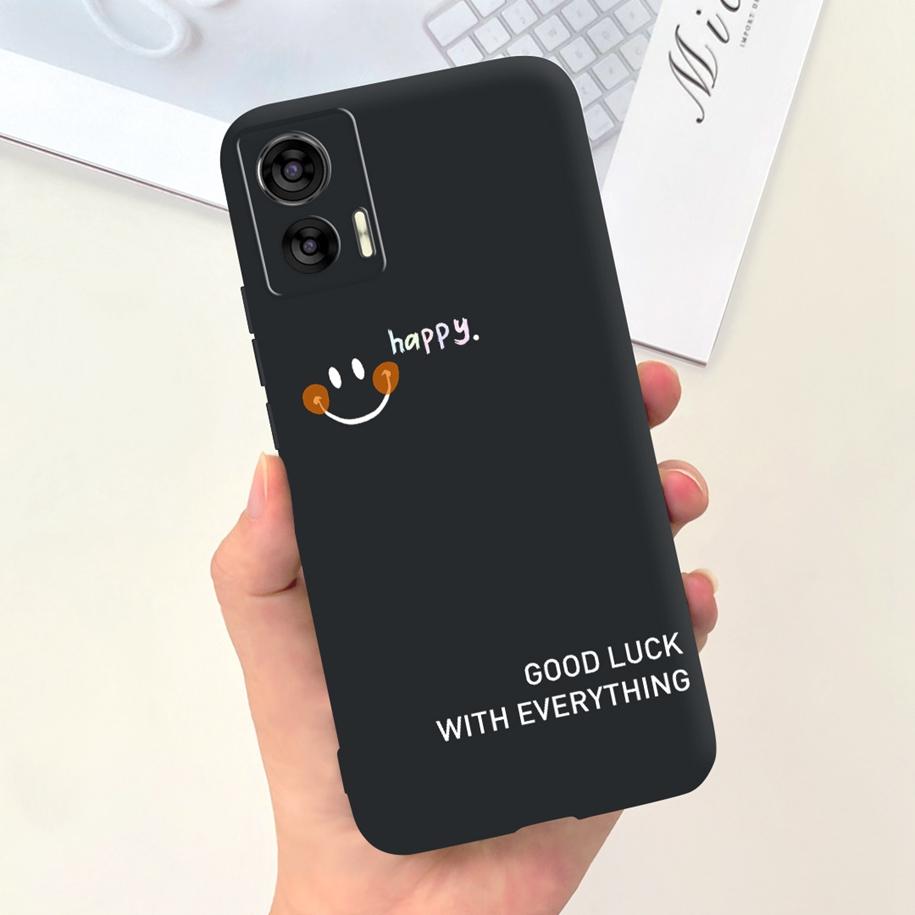 For Motorola Edge 30 Neo Case XT2245-1 Cute Cartoon Cat Painted Bumper Soft Silicone Cover For Motorola Edge 30 Lite 2022 Fundas