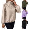 Women's Waterproof Jacket Outdoor Sports Casual Women's Long Sleeve Zip Jacket
