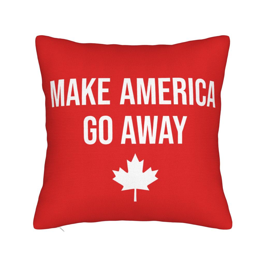 MAGA Square Pillow Cases Greenland  Cushion Cover Fashion Zippered Decorative Throw Pillow Case Cover for Living Room 18x18