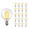 5V 24V 110V 220V LED žárovka 20 ks E12 G40 Vodotěsné žárovky Teplá bílá žárovka pro řetězové osvětlení Venkovní dekorace
