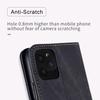 Custodia a portafoglio per rubrica telefonica in pelle denim cowboy di lusso per iPhone 12 Pro Samsung S20 Xiaomi Redmi Slot per scheda Huawei Business Slim Flip Cover magnetica