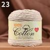 75g Medium Cotton Yarn Cake for Baby Sweater & Crochet Hat - Skin-friendly, Hand-knitted