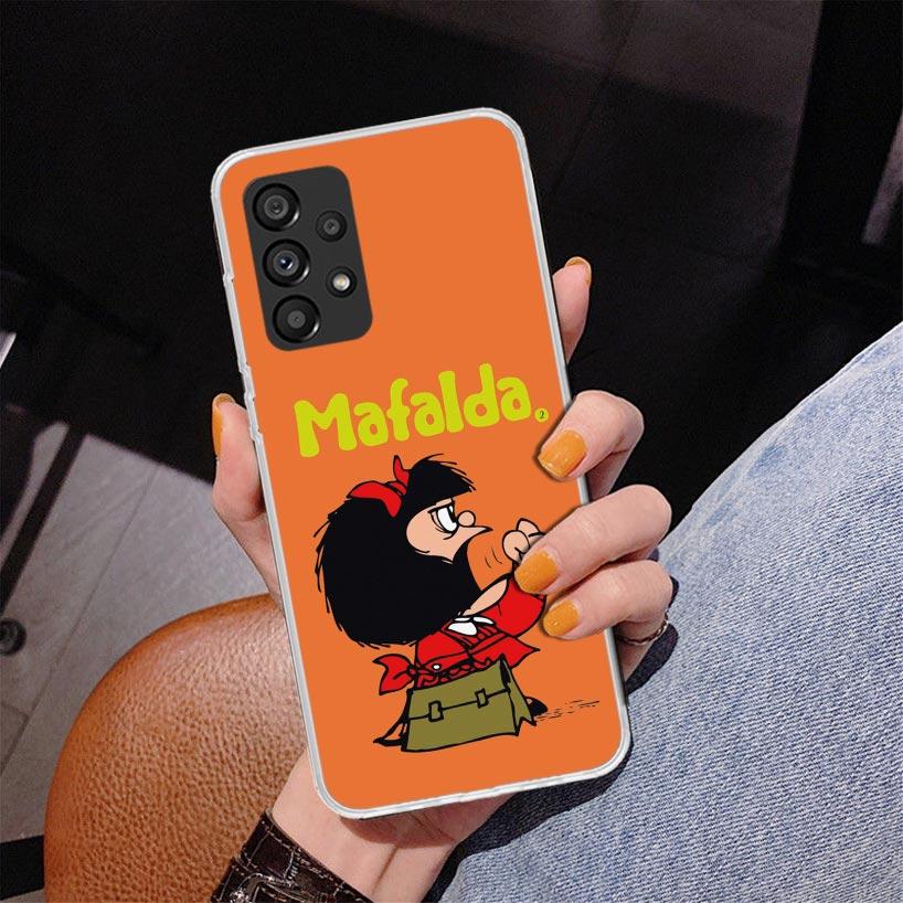 Mafalda Cartoon Phone Case For Samsung Galaxy A17 A16 A15 A14 A13 A57 A56 A55 A54 A53 A37 A36 A35 A34 A33 A26 A25 A24 A23 Galaxy