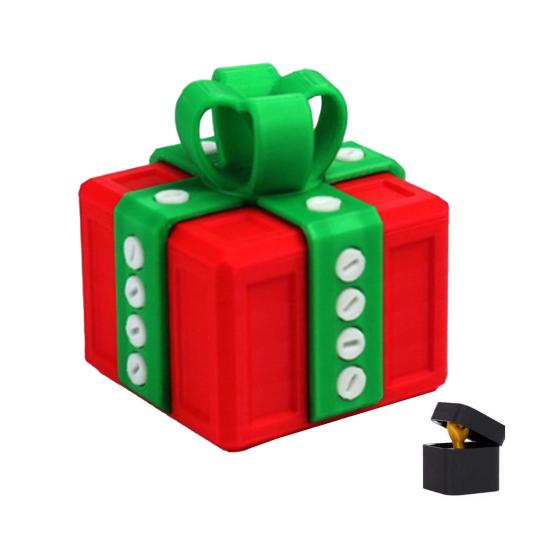 Annoying Gift Box Set with Surprise Finger Interactive 3D Puzzle Screw Challenge Dual Storage Prank Gift Box for Birthdays Christmas Halloween Gifts