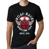 Men’s Vintage Tee Shirt Graphic T Shirt Road Race Since 1959 Deep Black