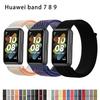 Nylon Loop Band For Huawei Band 7 8 Strap Accessories Smart Watch Replacement Belt Wristband Sport Bracelet Huawei Band 9 Correa