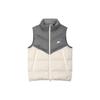 Nike Logo Print Casual Sports Stand Collar Down Zip Vest Men Outerwear Gray DV1136-084