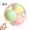 Sensory Fidget Toys Layered Crunchy Squeeze Ball, Rainbow Stress Relief Toy for Desk, Soft Rubber Multi Color Balls Ball Adults Kids, Portable