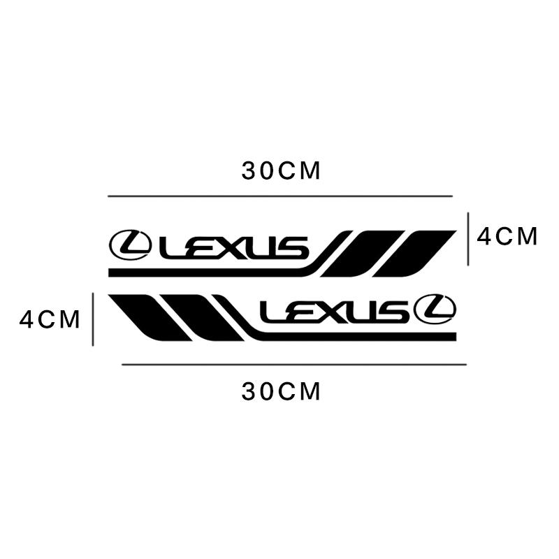 Suitable for Lexus Logo ES300 IS300 IS350 ES250 ES350 IS250 CT200H GS350 NX200 Sticker Decal Logo Sticker Badge