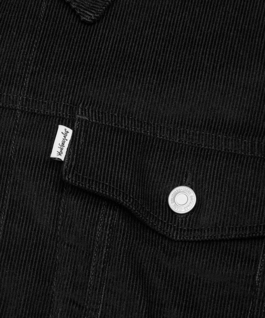 Mark Gonzales Relaxed Corduroy Trucker Jacket - Black