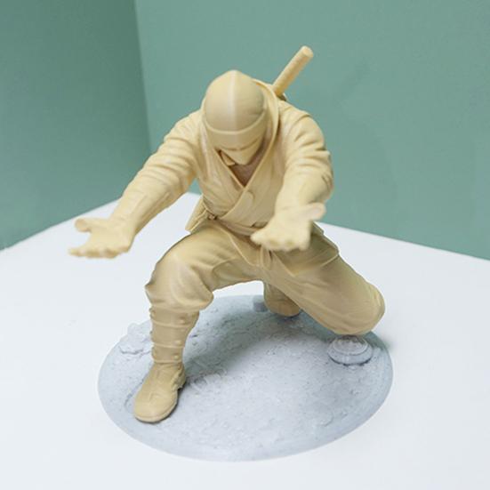 Ninja Pen Holder for Desk Kneeling Ninja Samurai Pencil Holder 3D Printed Pen Holder Gift for Boys Students Office