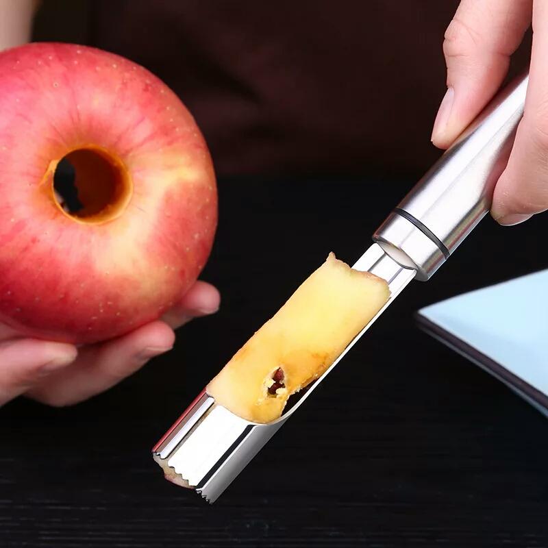 Apple Corer Fruit Cutter Stainless Steel Apple Slicer Corer Fruit Core Remover Cutting Knife Home Gadgets Kitchen Accessories