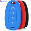 Jingyuqin Remote Key Car Case Cover For Hyundai I30 I35 I40 Kona Azera Elantra Solaris Grandeur Ig Accent Santa Fe 2018 2019