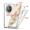 3 In 1 Hybrid Armor Shockproof Case For Honor X9C X60 Pro TPU Frame Transparent Acrylic Plastic Phone Protective Cover Fundas