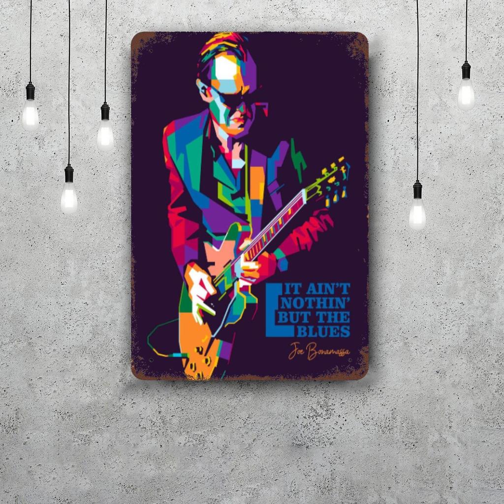 Joe Bonamassa Decor Vintage Metal Signs Tin Signs Captain Poster Decor for Bar Pub Club Man Cave Wall Decoration