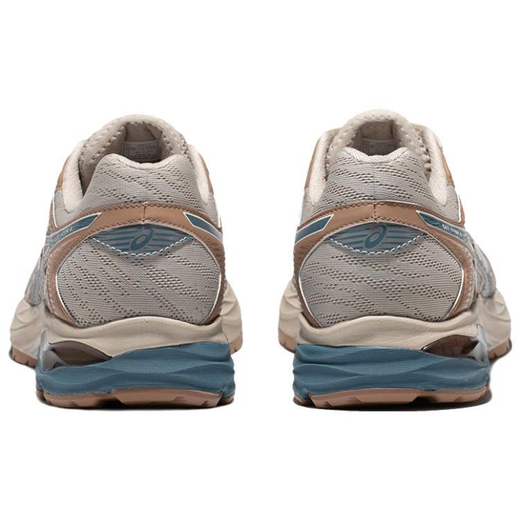 Asics Gel-Flux 4 Chaussures de course décontractées basses en tissu confortable et à la mode en cuir synthétique pour hommes sneaker Gris Marron 1011A614-030