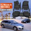 Dywaniki samochodowe dla Mazda 6 2006 2007 2008 2009 2010 2011 2012 2013 2014 2015 2016 2017 samochodowe podnóżki akcesoria wewnętrzne