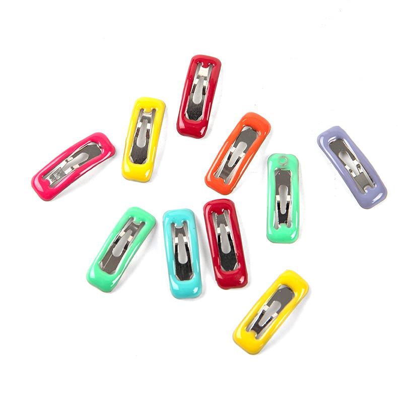 Color Mini Rectangular Clip Handmade Diy Hand -Made Card Doll Pet Clip