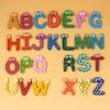 1Set Magnetic Learning Alphabet Letters Fridge Magnets Refrigerator Stickers Wooden Educational Kids Toys For Children