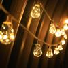 Solar-Powered Waterproof Hemp Rope String Lights for Outdoor Decor