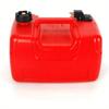 Rezervor portabil de combustibil de 3,2 gal pentru barca cu motor exterior, 14,57 * 11,81 * 10,63 inci
